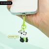 Оригинальный трендовый брелок-подвеска в виде панды с маленьким носом, пряжка-замок, шнурок для мобильного телефона, брелок, женская мода, брелок-подвеска для школьного рюкзака