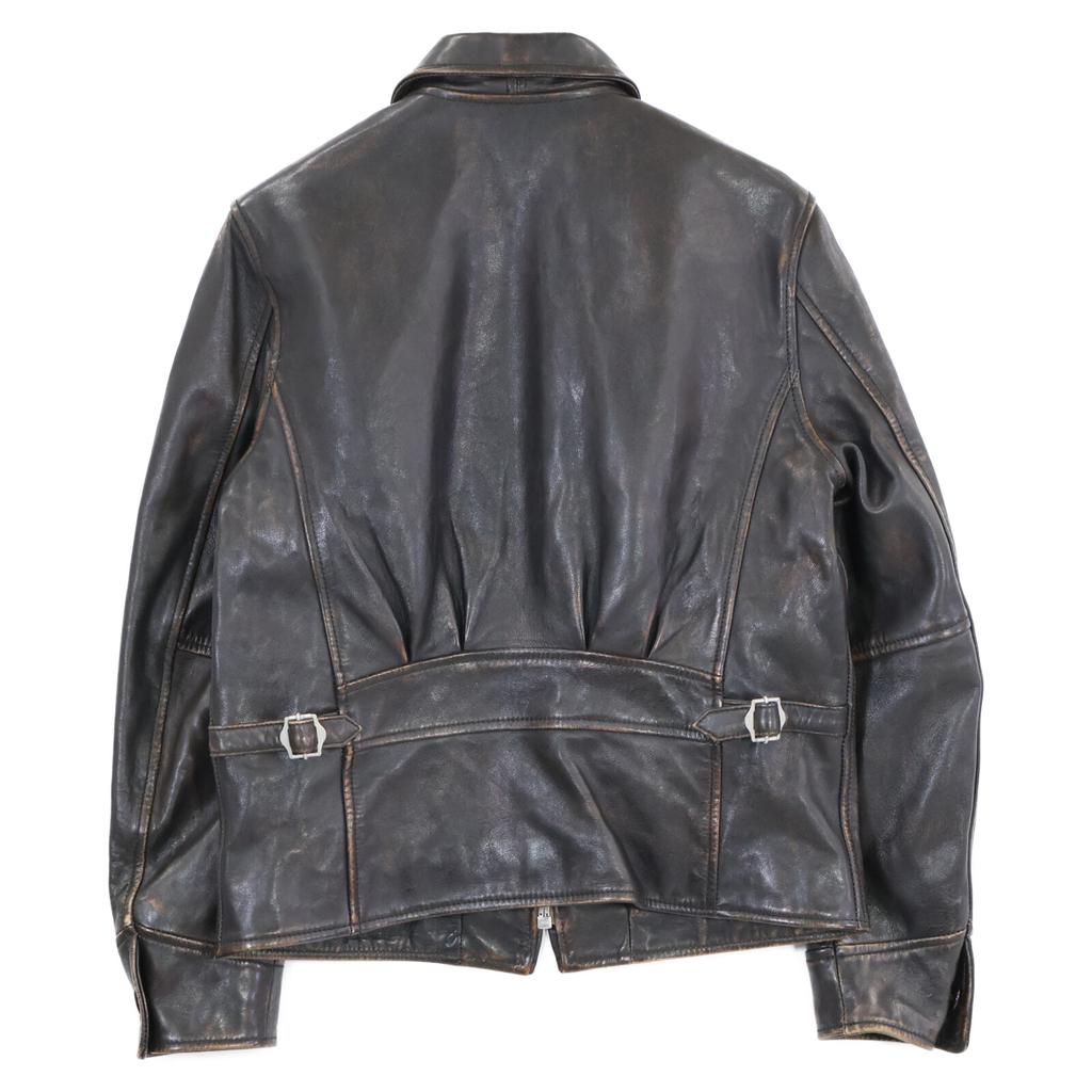 SCHOTT 782-4150004 Sheepskin Sports Jacket M blackUsed