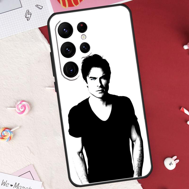 Коллаж Damon Salvatore Чехол для Samsung Galaxy S21 S22 S23 S24 S25 S26 Ultra S10 S25 Plus S25 FE S20 FE Защитный корпус