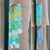 Элегантные цветные колокольчики из ракушек капиз, подвесной кулон для украшения патио или сада, добавляют безмятежность любому пространству