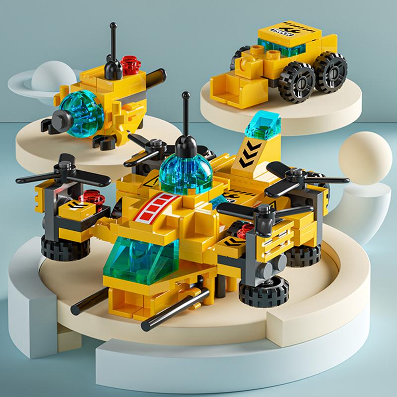 6in1 3D City SWAT Строительные блоки Уличные развивающие игрушки Кирпичи Игрушки Городская серия Блоки Игрушки для мальчиков Подарки для детей