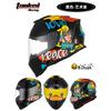 Full Face Motorcycle Helmet Adults Kids ABS Dual Lens Anti-Fog All Season DOT Certified