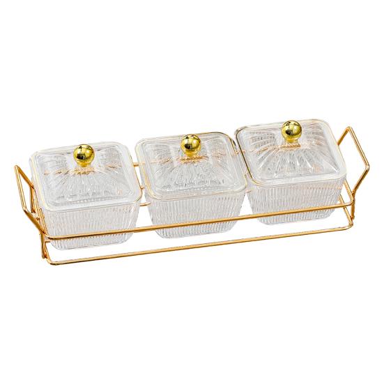 Поднос для орехов и конфет с крышками, фруктовая тарелка с пластиковым отделением, демонстрационная тарелка для закусок, раздельные сервировочные миски для закусок