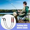2 шт., цепь сигнализации поклевки для ловли карпа, портативный легкий индикатор поклевки для рыбы, подвеска для оповещения о поклевке для пресноводной соленой воды, аксессуары для рыбалки на открытом воздухе