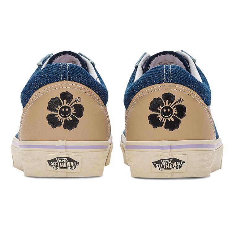 Vans Emma Mulholland On Holiday X Old Skool Blue Denim Unisex Sneakers Multi-Color True-White VN0A5JMI6GL