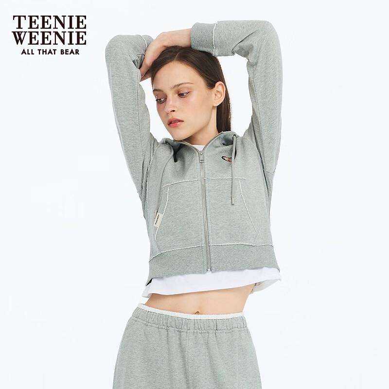 Teenie Weenie Bear Letter Hooded Sweatshirt