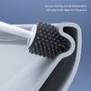 Toilet Brush Set Space saving Solution Quick Drying Toilet Bowl Brush & Holder for Efficient Bathroom Maintenance