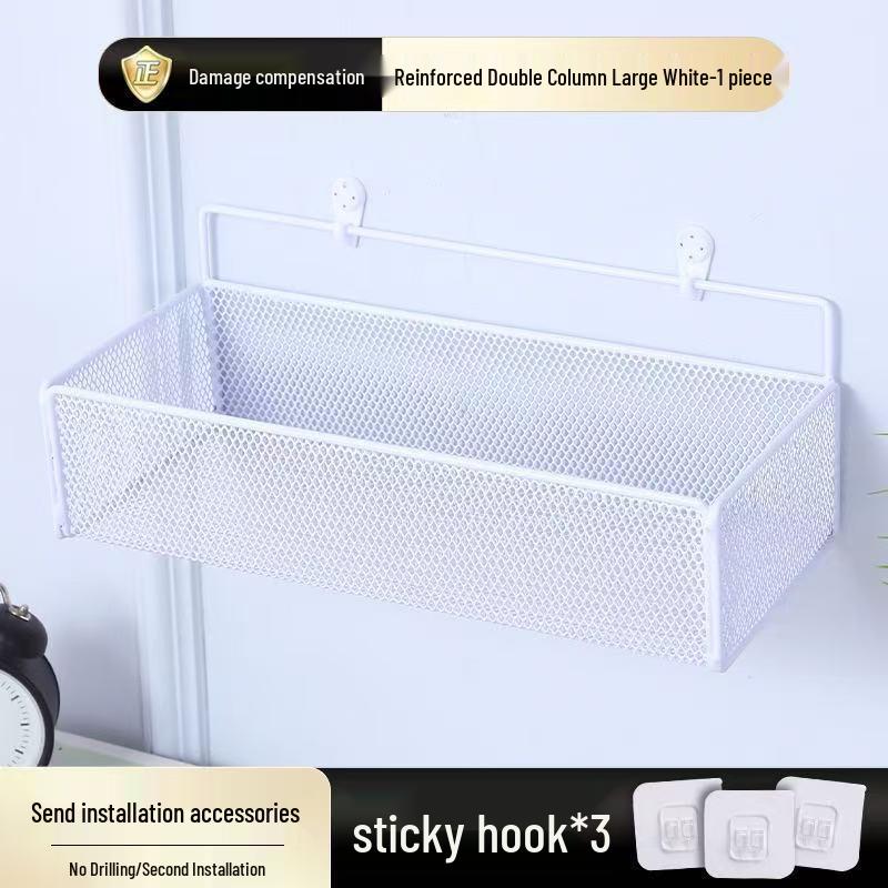 Настенный стеллаж для хранения без сверления для ванной комнаты, кухни и прикроватной зоны
