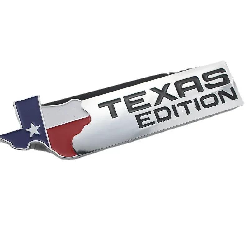 ABS TEXAS EDITION Star Rear Boot Trunk Car Emblem Badge Stickers Styling Accessories For Jeep Compass Wrangler Liberty Commander