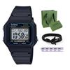 Casio Мужские ЧАСЫ для МОЛОДЕЖИ Черные W-217H-1AVDF W-217H-1AVDF