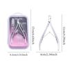 Sharp Manicure Cuticle Nippers Spring 5-6mm Professional Cuticle Cutter Nail Clipper Trimmer Pedicure Pliers Cuticle Scissors