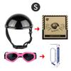 Pet Dog Motorcycle Helmet Cat Small Helmet Dog Hat Matching Glasses Accessories Dog Safety Helmet Adjustable Strapsdog Supplies
