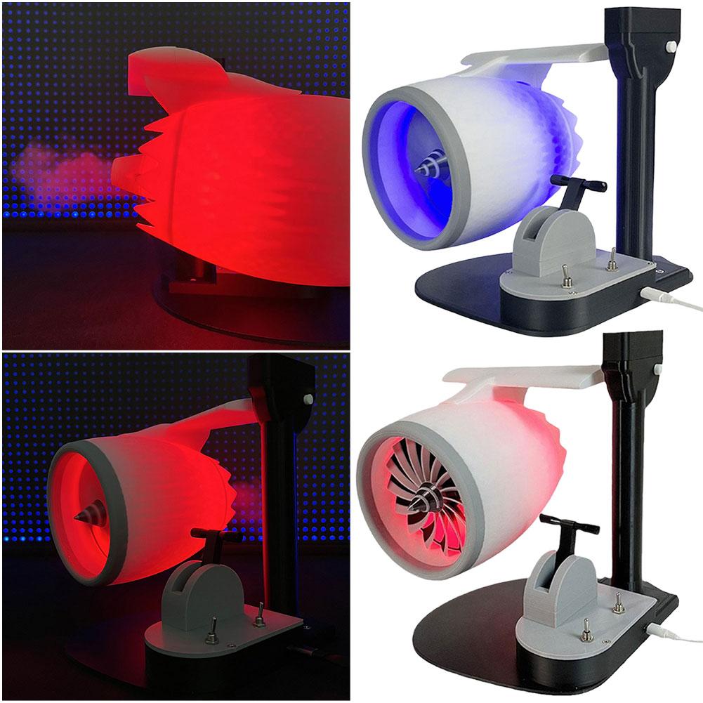 Creative Turbo Desktop Fan with Humidifier & Light Turbofan USB Fan 3D Printed Exquisite for Home Office