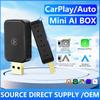 Мини-USB-донгл BT WiFi 5.8G Plug and Play беспроводной CarPlay Android Auto адаптер Smart Link для проводных Carplay Android Auto автомобилей