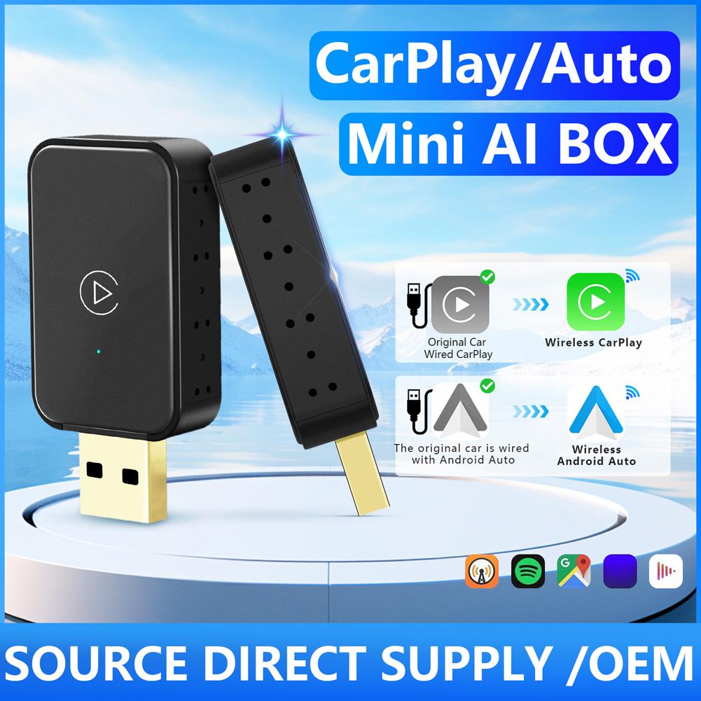 Мини-USB-донгл BT WiFi 5.8G Plug and Play беспроводной CarPlay Android Auto адаптер Smart Link для проводных Carplay Android Auto автомобилей