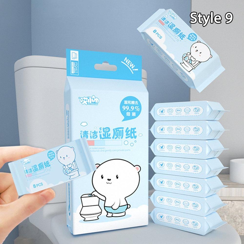 Large Pack Baby Wet Wipes Soft Mini Portable Wipes New Freshing Cleaning Wipes Babies