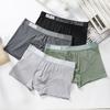 Большие размеры 2XL-4XL мужские боксеры из чистого хлопка с внутренней стороны промежности антибактериальные удобные дышащие трусы средней длины