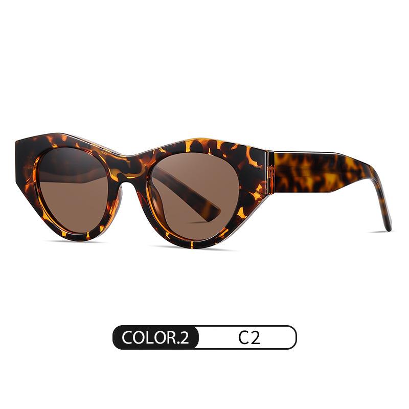 New handmade polarized sunglasses S26104European and American style sunglasses for women, trendy and fashionable, with blue light blocking lenses