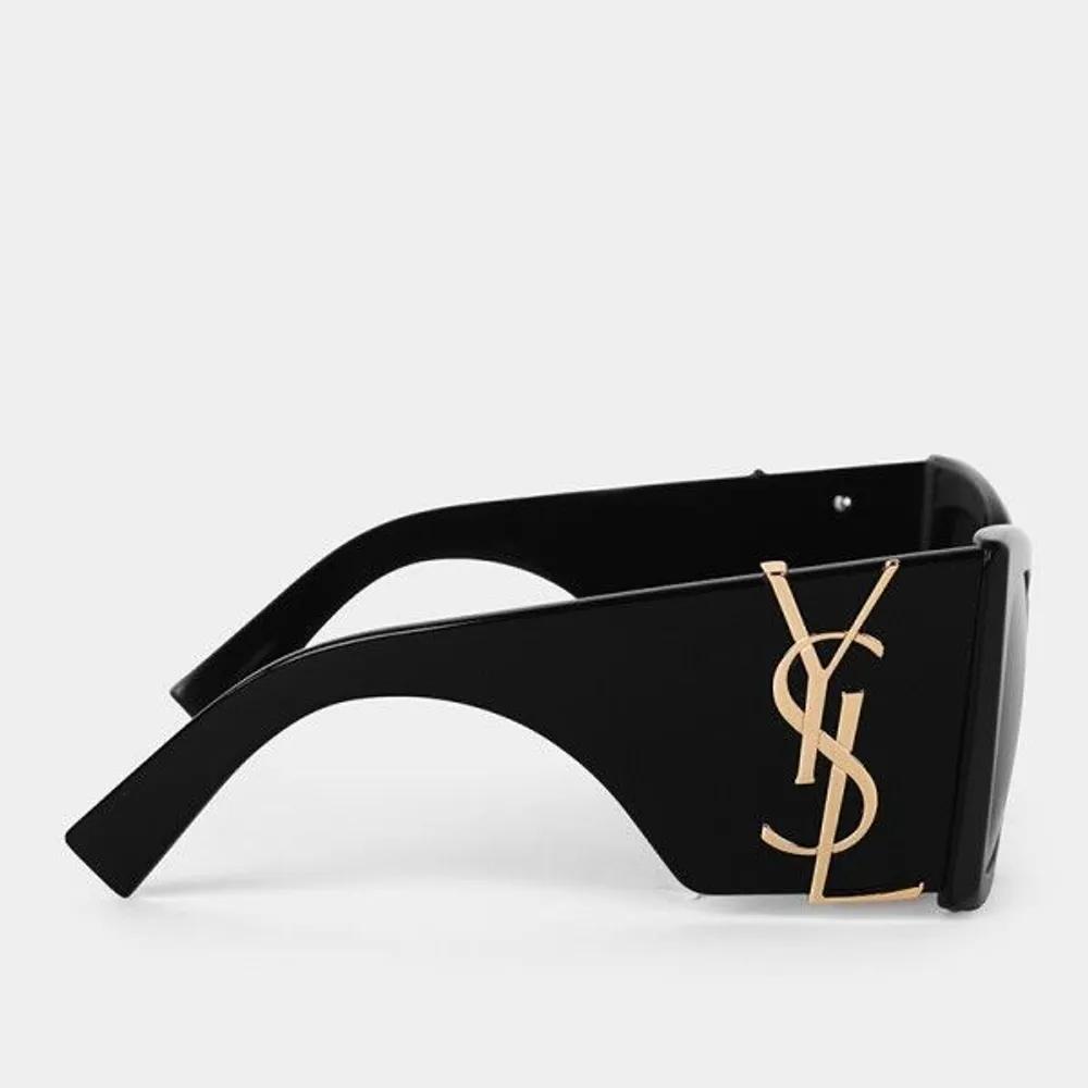 Yves Saint Laurent Оверсайз Солнцезащитные Очки Кошачий Глаз Blaze SL M119 001 54