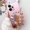 Чехол Для Realme 14 5G Новый Стильный Розовый Бабочка Луна Мягкий Силиконовый Чехол Coque Для Realme14 14X 14T Бампер Realme14T 14 X Funda