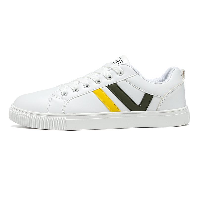 Мужские кроссовки, повседневная обувь, мужские туфли на плоской подошве, Zapatillas Hombre, легкая дышащая обувь из искусственной кожи, мужские белые спортивные теннисные туфли