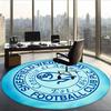 Sheffield Wednesday Fc (5) Round Office Rug Decorative Floor Rug for Office Bedroom Living Room and Home Space