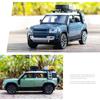 1/32 Land Rover Defender с инструментами Литые из сплава и игрушечные транспортные средства Модель игрушечной машины Коллекция со звуком и светом Детская игрушка Подарок