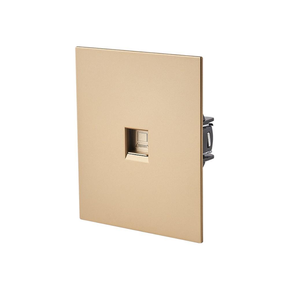 European Standard Flame Retardant Multi-Socket Wall Panel with Switch