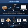 3 в 1 2,4 ГГц Bluetooth Беспроводной USB Проводной 1D 2D QR Сканер Штрих-кодов Ударопрочный CCD Сканер Штрих-кодов С Подставкой