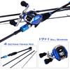 Комбинированные удочки и катушки для наживки Casting Rod и катушка Baitcaster 18BB Снасти для ловли окуня