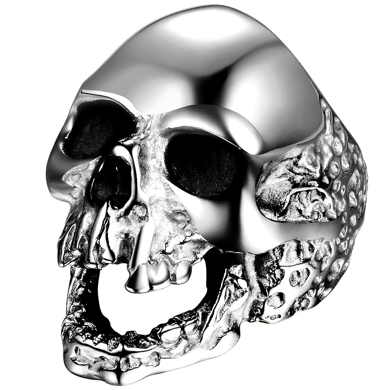OIDEA кольцо мужские кольца мужские Нет. 19 череп череп череп мотив блестящий простой мужской аксессуары модные аксессуары нержавеющая сталь крутой уникальный винтаж