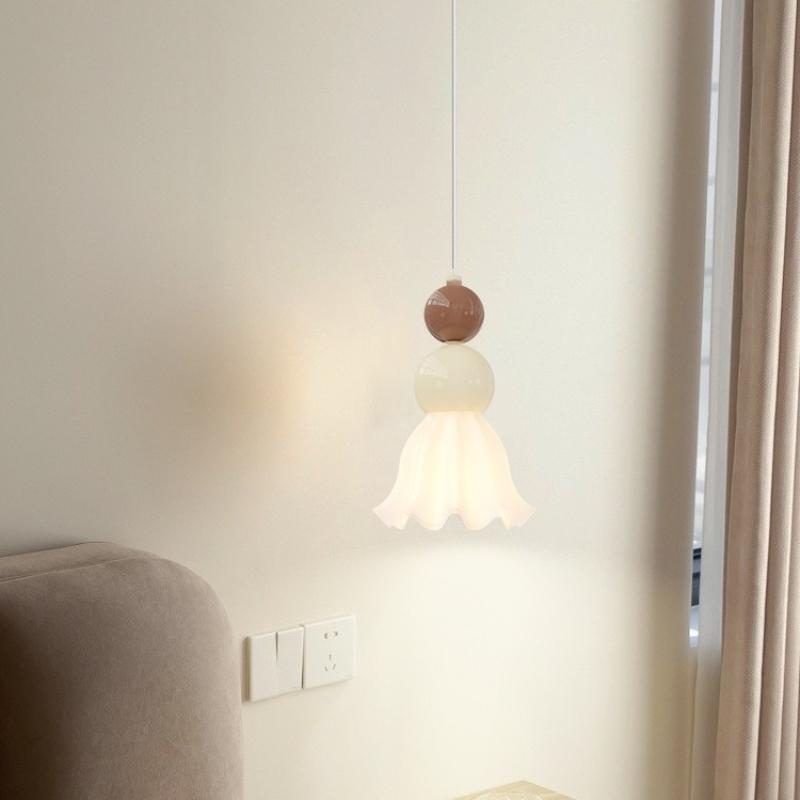 Итальянский дизайнер Простая люстра Tanghulu Nordic Originality Petal Home Decoration Спальня Ресторан Кофейня Подвесной светильник