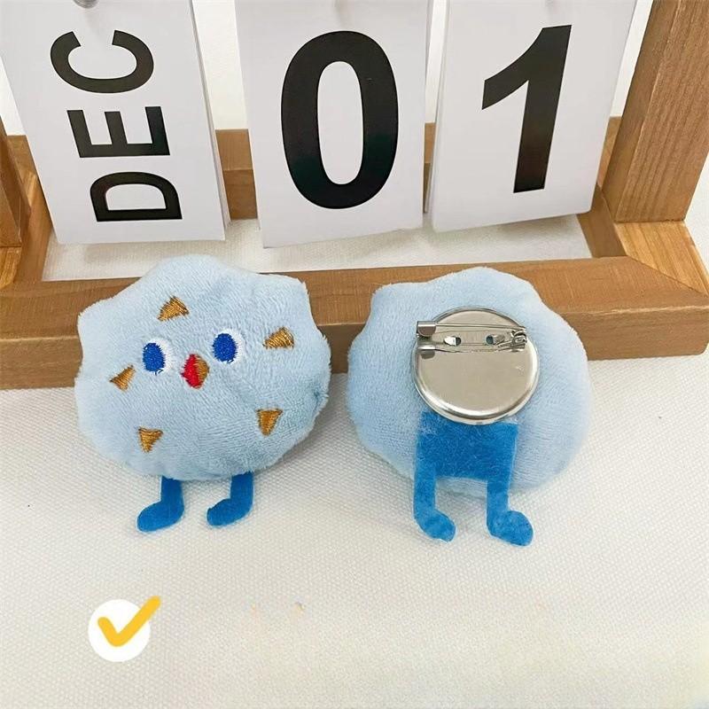 Plush Cartoon Bread Dolls Fabric Accessories Bags Backpacks Hanging Decorations Handmade DIY Materials Accessories Backpacks Plush Pendants Brooches