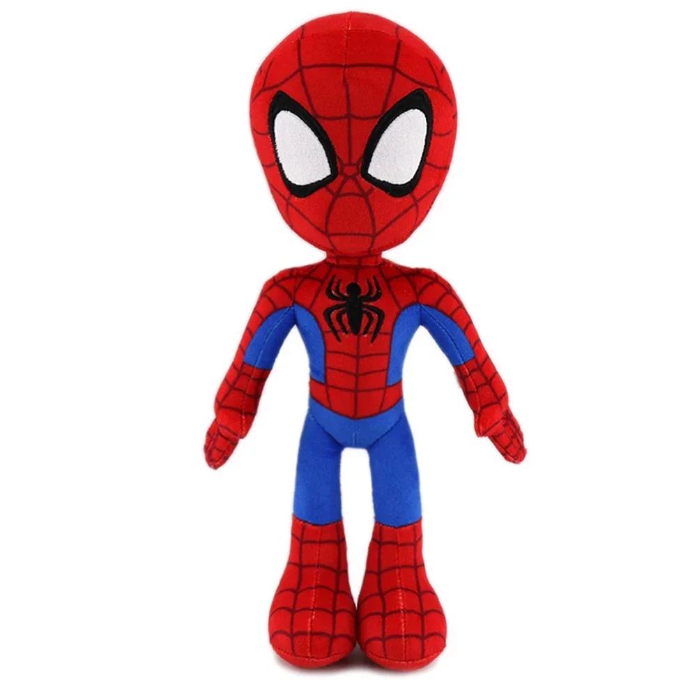 non-toxic 27-30CM Anime Avengers Spiderman Plush Toys Spider-Verse Gwen Peter Dolls Soft Stuffed Toy for Kids Gift Christmas -Halloween