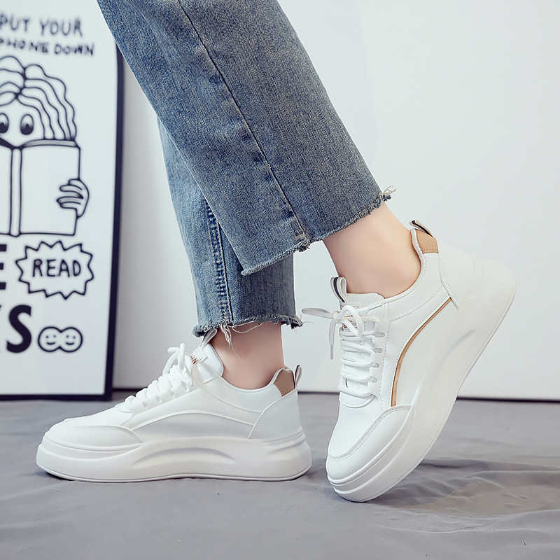 Fashion Rap With Lacing Woman's Athletics Walking Elderly Shoes Big Size Sneakers Sports Novelty Best-selling What's Imported