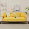 All-Cotton Sofa Cushion Four Seasons Universal Non-Slip High-Grade Leather Sofa Cover Cover Towel Non-Slip Cushion Solid Color Cream Summer Wind