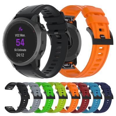 Быстросъемный силиконовый ремешок 20 мм для Garmin Fenix 7S 6S 5S Instinct 2S, ремешок для умных часов Garmin Descent mk3/mk3i 43 мм
