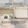 Leather Furniture Salve with Cleaning Brush Scratch Repair Balm Eco-friendly Easy Application High Efficiency Leather Care Cream Cleaner