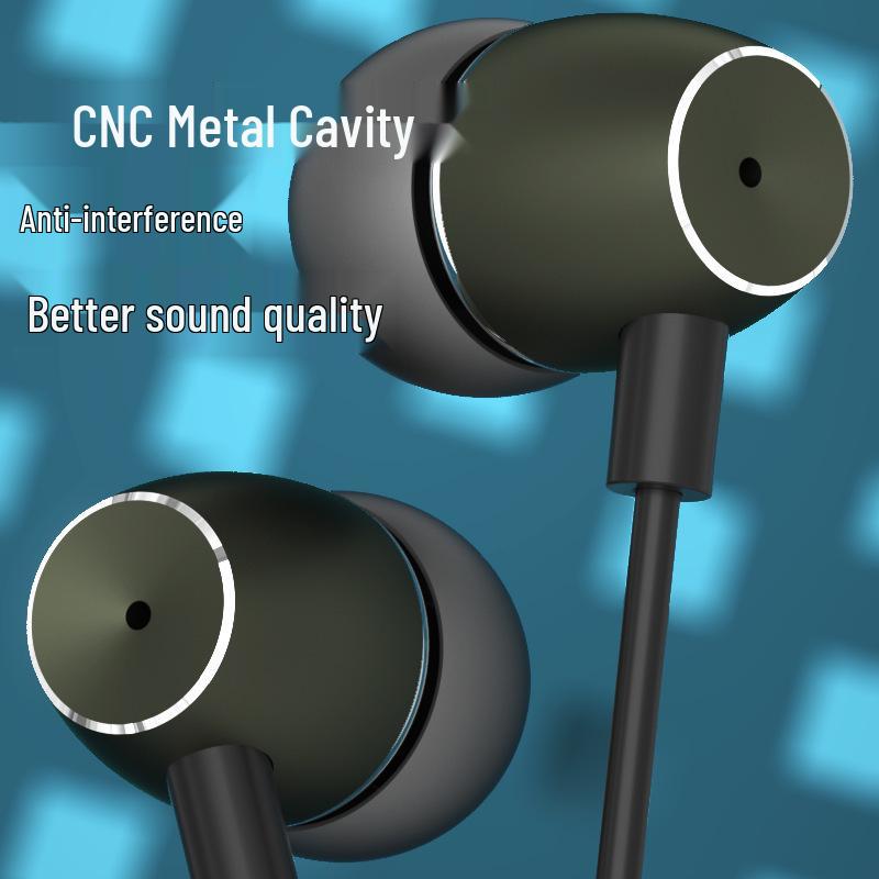 Проводные металлические наушники-вкладыши A4 с микрофоном и мощными басами