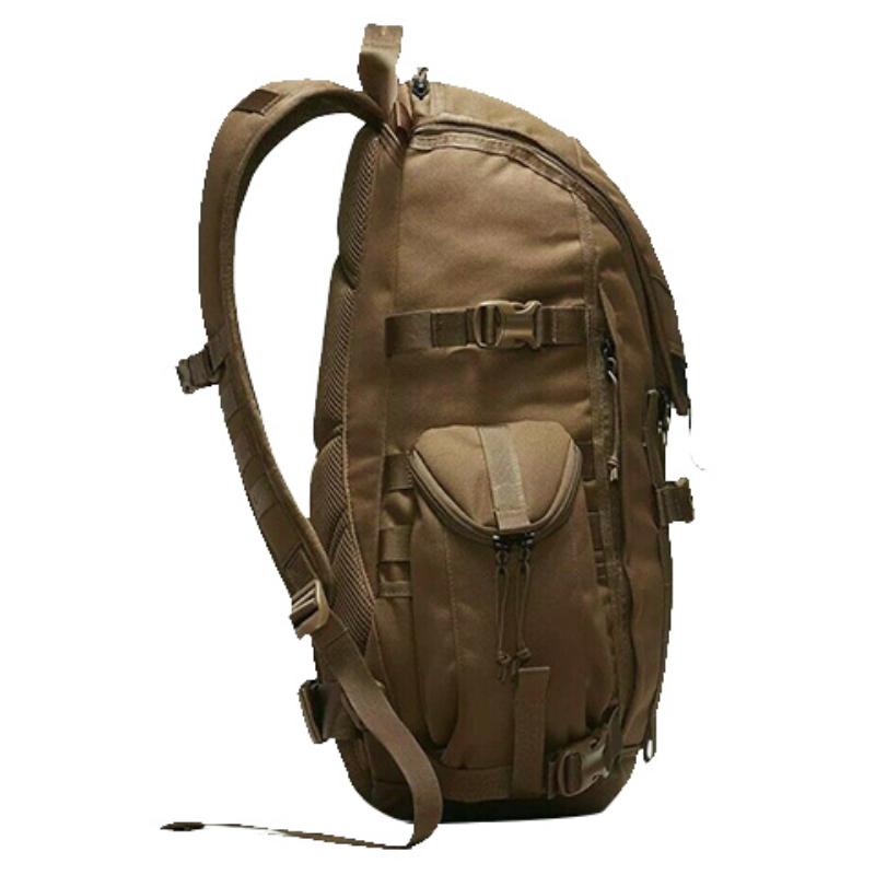 Nike Рюкзак полиэстеровый обычный унисекс армейский зеленый повседневный BA4886-222