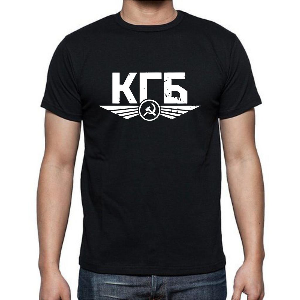KGB Russian Soviet USSR Symbol T Shirt Mens Womens Tees Top tee