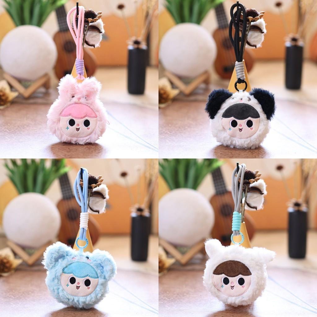 Плюшевый брелок Baby Three V3 Милый мультяшный брелок Подарок Декорация Кукла