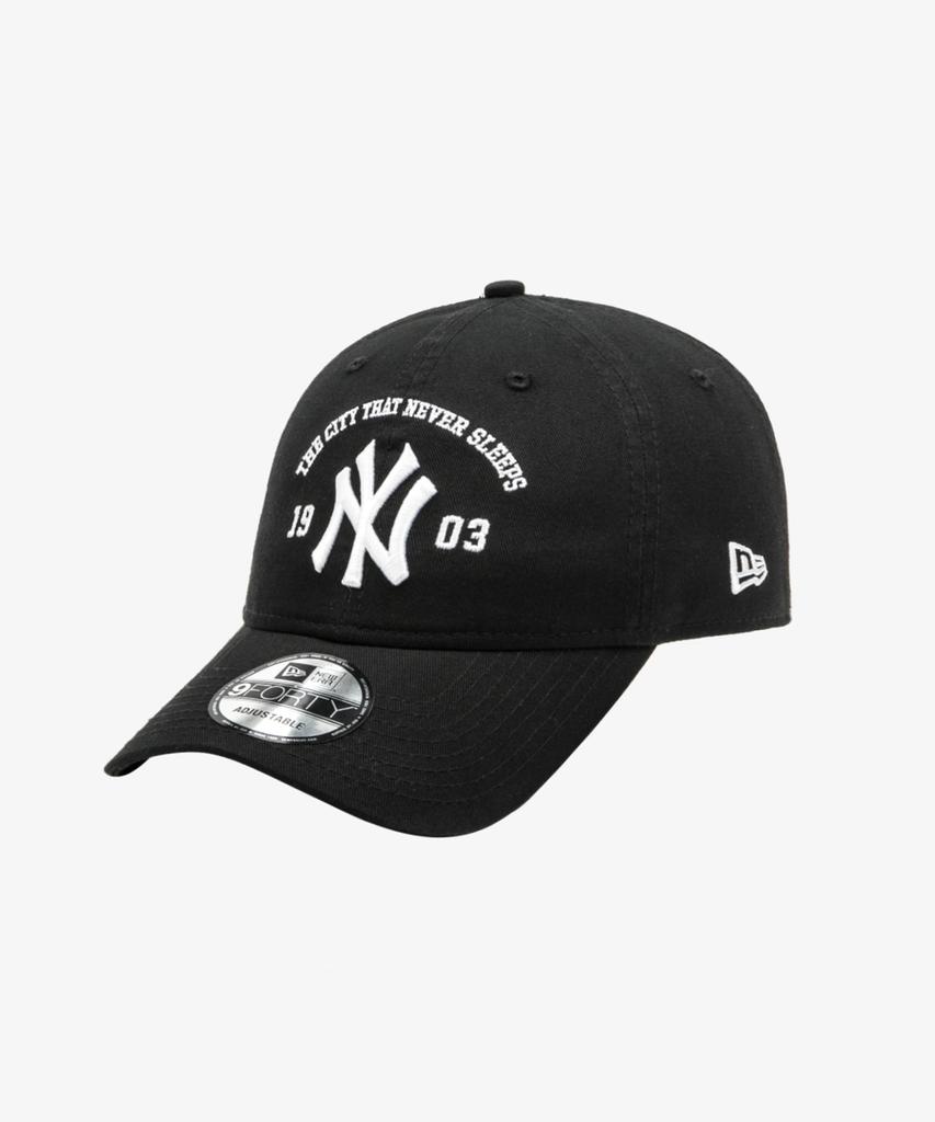 New Era 940Unst МЛБ Городской Слоган Арка Нейян Черный