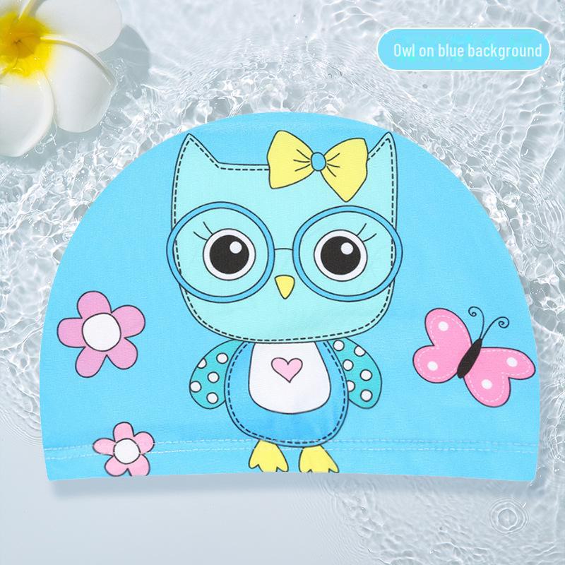 Детские шапочки для плавания с мультяшным принтом для мальчиков, девочек, младенцев и малышей