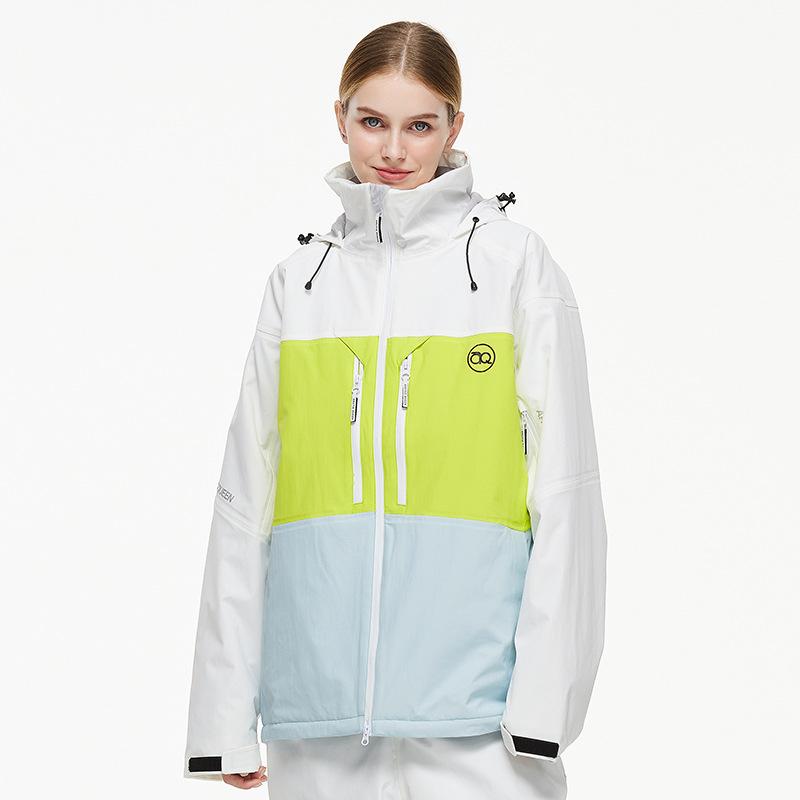 Мужская и женская горнолыжная куртка, сноубордическая куртка, водонепроницаемая, ветрозащитная, утепленная, зимняя, для горного спорта на открытом воздухе, с капюшоном, теплая, с карманами