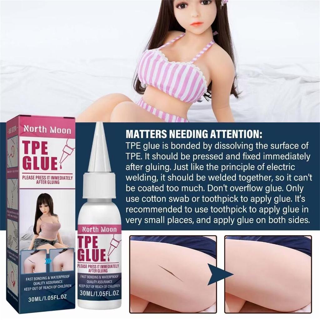 TPE Solvent-Glue For Silicone Doll TPE Tear Split Glue 30ml/Bottle