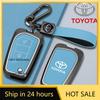 2026 Hot For Toyota Hub Caps New Zinc Alloy Leather Car Key Case Cover For Toyota Auris Corolla Reiz Avensis Verso Yaris Aygo Ra