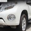 Передние Задние Противотуманные Фары Лампы Кольцо Чехол Отделка Для Toyota Land Cruiser Prado FJ150 2014 - 2017 ABS Хром Аксессуары Комплект для Интерьера