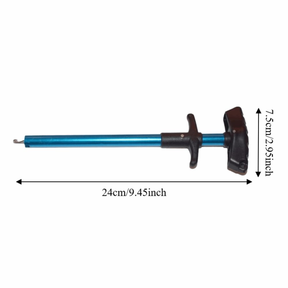 2PCS Aluminum Alloy Fishing Hook Remover Long Reach Hook Remover Tool Saltwater Fishing
