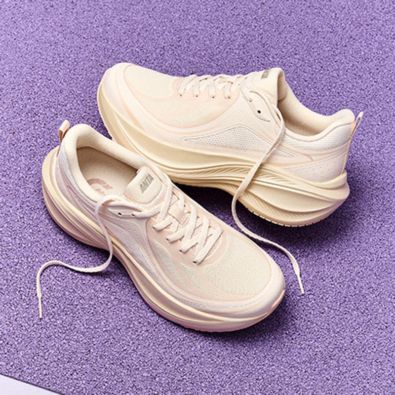 ANTA Leaf 1.0 Running Shoes Women's Low top Creamy White 122545535-6